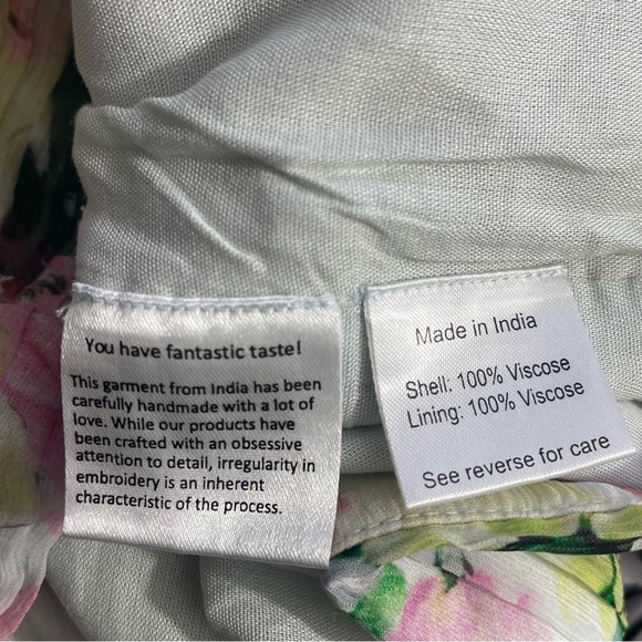 Rococo Sand Mist Pleated Chiffon Powder Blue Pink Mini Skirt Size X-Small - Picture 11 of 13